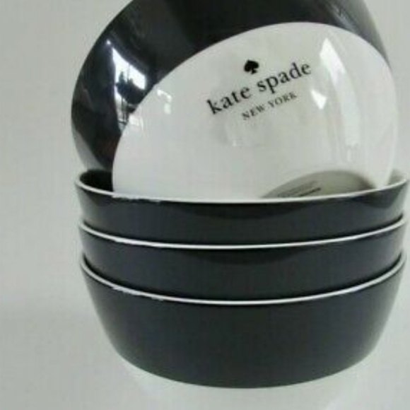 Kate Spade Rutherford Circle Navy Blue Fine China soup or cereal bowl - Picture 3 of 3